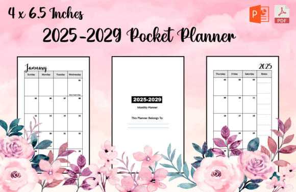 Download 2025-2029 Pocket Planner - Planner Collection