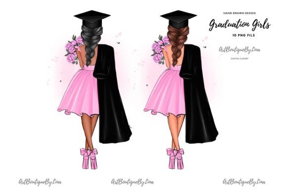 Download Graduation Girls Clipart, Graduates 2024 - 2024 Collection