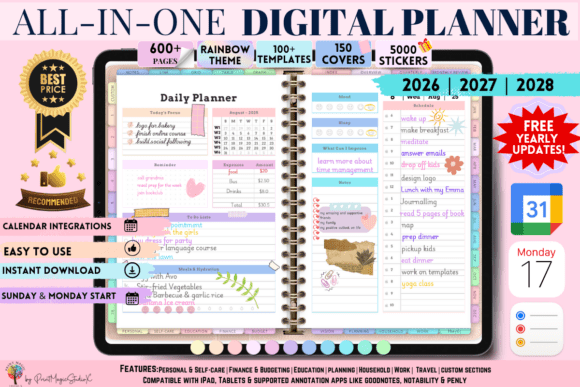 Download All-in-One Digital Planner - Planner Collection