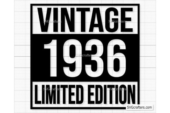 Download Vintage 1936 Png Svg ,86th Birthday Svg - 1936 Collection