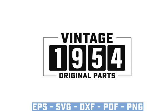 Download Vintage 1954 Original Parts Funny Svg - 1954 Collection