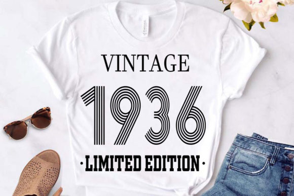 Download Vintage Since 1936 Svg, Birthday Svg, 86 - 1936 Collection