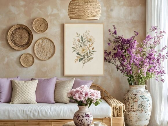 Download Boho Wall Art Frame Mockup - Wall art Collection