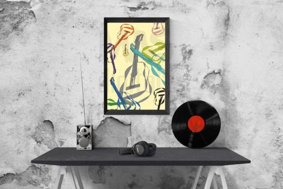 Download Acoustic Guitar Wall Art Collage Print - Wall art Collection